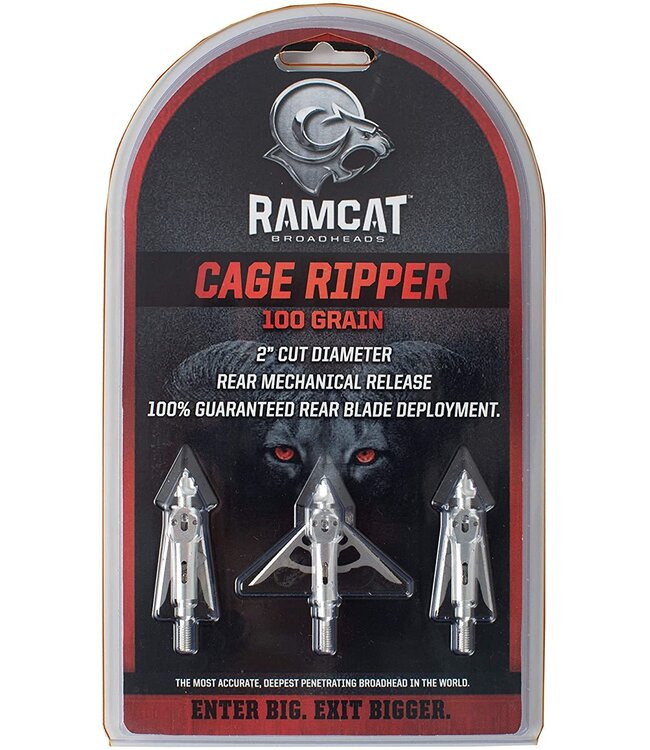 RAMCAT MECHANICAL BROADHEAD CAGE RIPPER 100gr