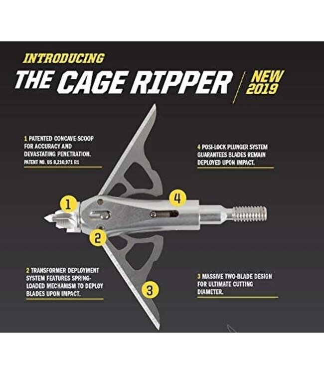 RAMCAT MECHANICAL BROADHEAD CAGE RIPPER 100gr