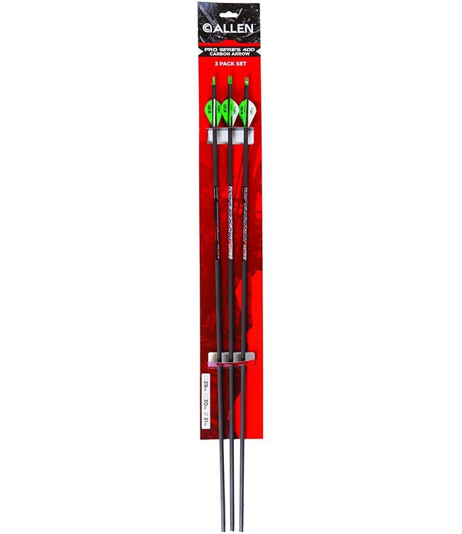 ALLEN 31" PRO SERIERS 400 CARBON ARROW 3PACK