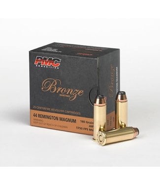 PMC PMC .44 REM MAG  BRONZE 180 GR JHP  25RS/BOX