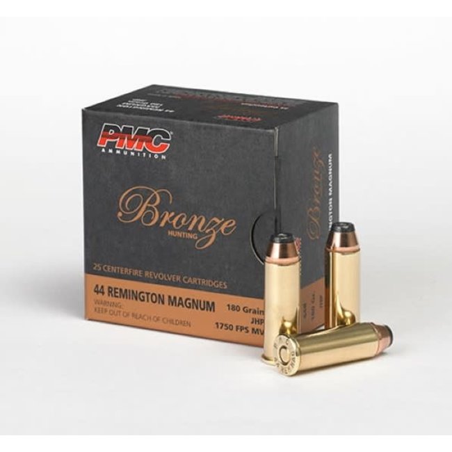 PMC .44 REM MAG  BRONE 180 GR JHP  25RS/BOX