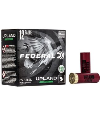 Federal Federal Upland Steel 12ga 2-3/4" 1-1/8 oz #7-1/2 Shot Lead-Free 25/Box