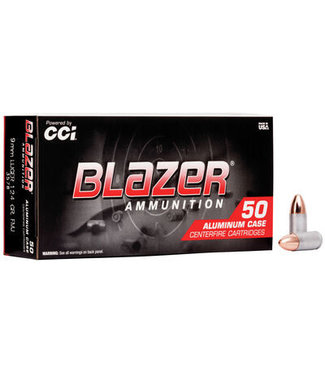 CCI CCI Blazer 9mm Aluminum 115 Grains FMJ 50/box
