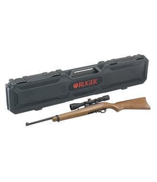 Ruger RUGER 31159 10/22 Carbine Wood Stock  with Viridian EON 3-9×40 Scope and Case Combo