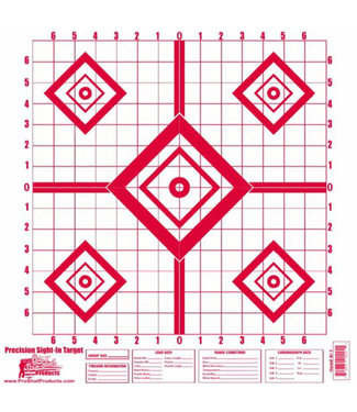 Pro-Shot PRO-SHOT PRECISION SIGHT-IN TARGET 10PKS 16"x16"