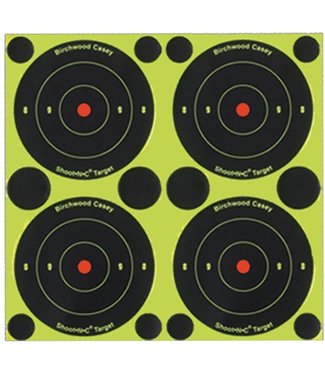 BIRCHWOOD Birchwood Casey Shoot-N-C 3 Targets, 48 Bullseye Targets, 120 Pasters