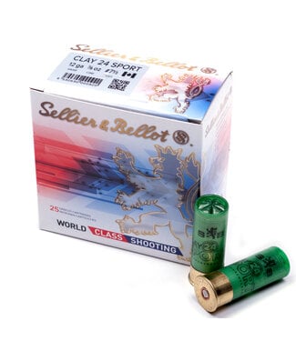 Sellier & Bellot SELLIER & BELLOT  12GA 2 3/4" 24GR TARGET LOAD #7.5  250RDS/CASE (STORE PICK-UP ONLY)
