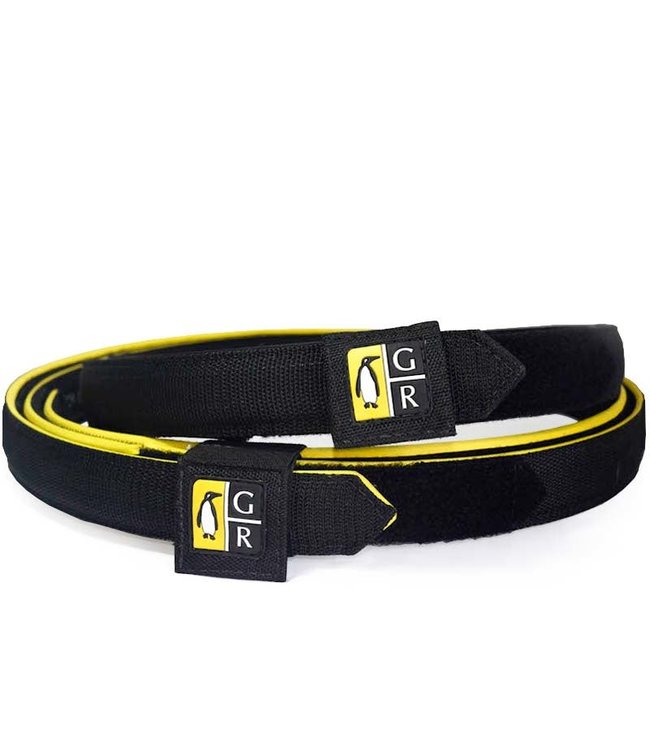 Guga Ribas Competition Belt 36-39in(120cm). Yellow/Blk
