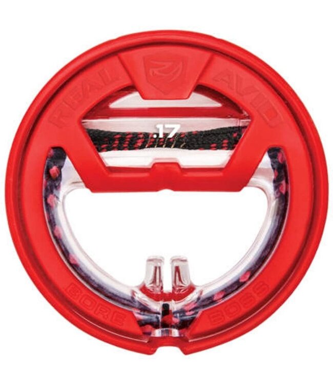 Real Avid Bore Boss .17 Cal  Pull Through, Bore Cleaning System