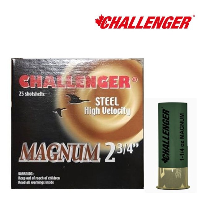 CHALLENGER STEEL #1 2.75"  LONG RANGE MAGNUM1450FPS 25RS/BOX
