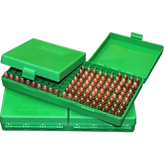 MTM 380/9MM 200 RS FlipTop Ammo Box GREEN Solely Outdoors Inc.
