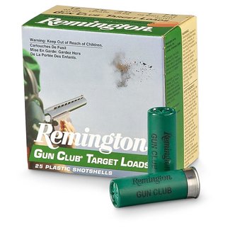 Remington REMINGTON GUN CLUB TARGET LOAD 12GA 2.75" 1200FPS #7.5 , 25RS/BOX