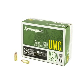 Remington REMINGTON UMC 115GR 9MM FMJ 1000RS/CASE (STORE PICK UP ONLY)