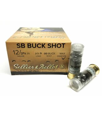 Sellier & Bellot SELLIER & BELLOT 12GA 2.75" SPORT 00BUCK 25RS/BOX