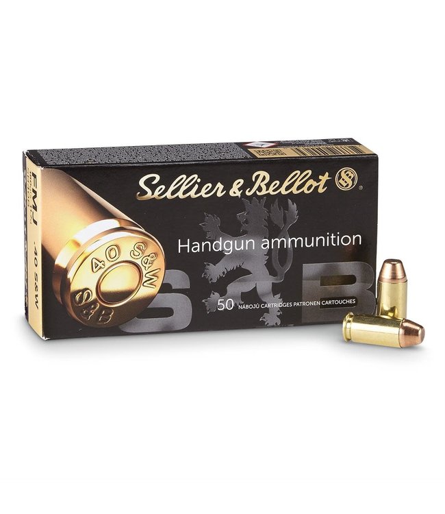 SELLIER & BELLOT - .40 S&W 180GR FMJ 50RS/BOX