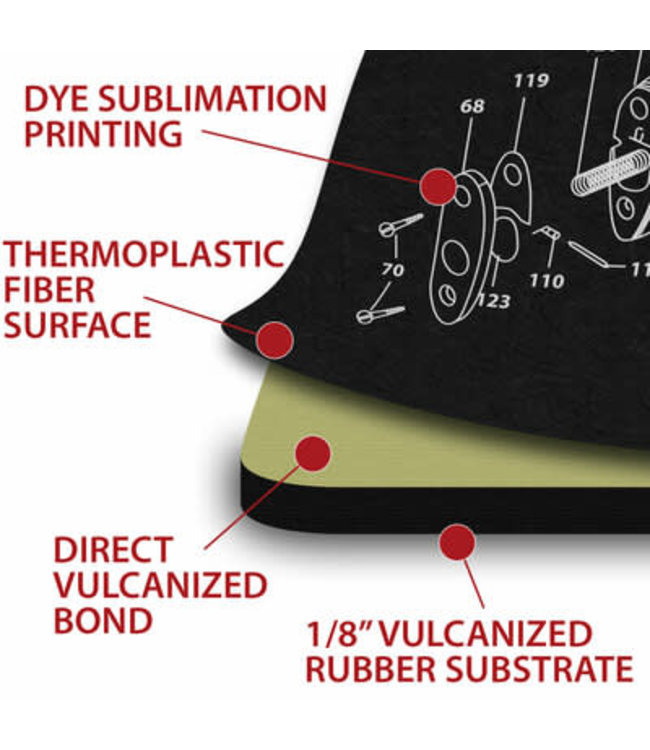 TEKMAT BENCH MAT GLOCK GEN4 GREY Solely Outdoors Inc.