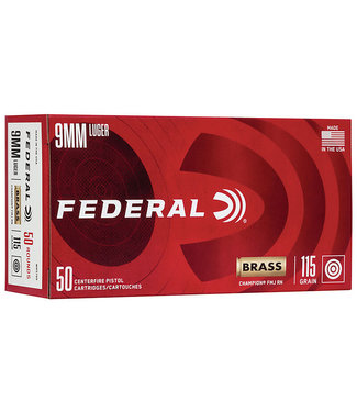 Federal FEDERAL CHAMPION  WM5199  9MM 115 GR FMJ 50RS/BOX
