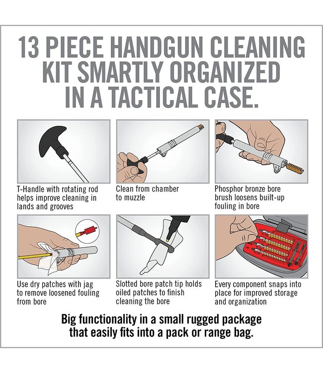 Real Avid Gun Boss Pistol Cleaning Kit