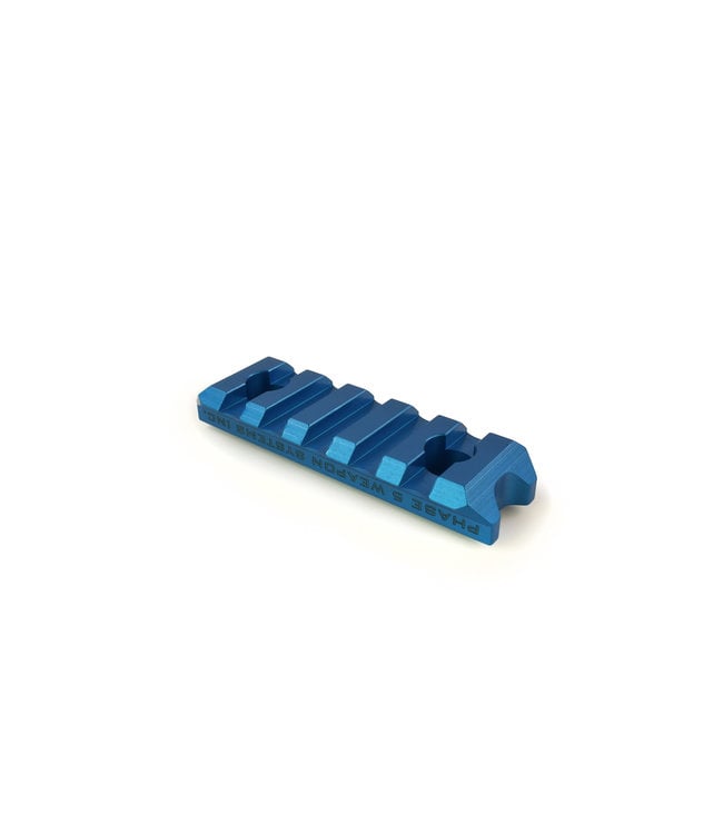 PHASE 5™ MLOK PICATINNY RAIL (5 SLOT) BLUE