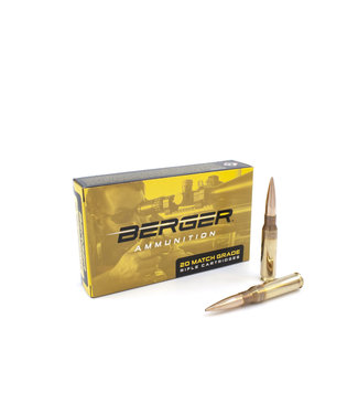 BERGER BERGER .308WIN MATCH GRADE 185GR JUGGERNAUT TARGET 20RS/BOX