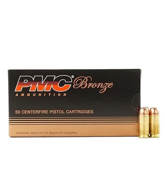 PMC PMC BRONZE - .40 S&W, 180GR, FMJ-FP 20RS/BOX