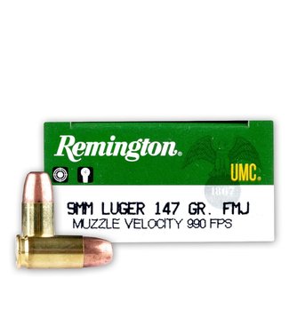 Remington REMINGTON UMC 9MM 147GR FMJ 50RS/BOX-L9MM9