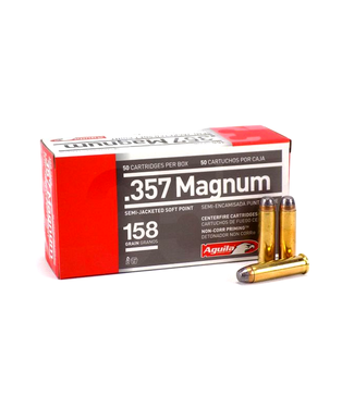 AGUILA AGUILA 357 MAG SEMI-JACKET SP 158GR 50RS/BOX