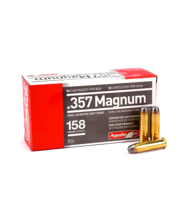 AGUILA 357 MAG SEMI-JACKET SP 158GR 50RS/BOX