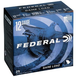 Federal FEDERAL GAME LOAD 12GA 2.75" 11/8OZ #7.5 25RS/BOX