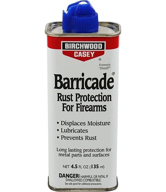 Birchwood Casey Barricade Rust Protection for Firearms 4.5 oz Liquid