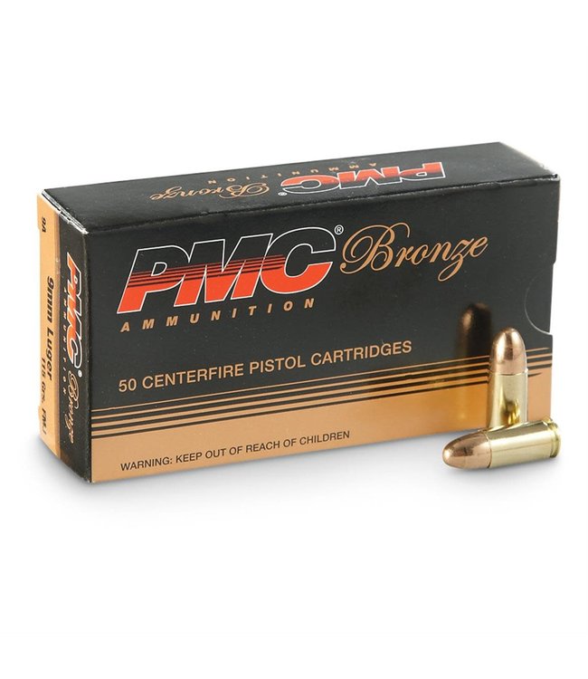 PMC BRONZE  9mm 124GR FMJ 1000RS/CASE