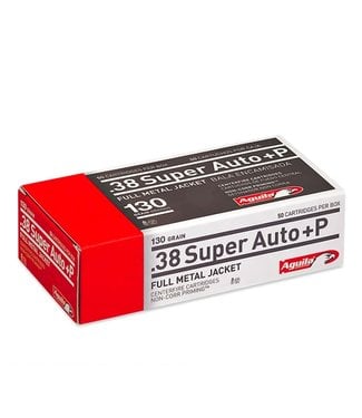 AGUILA AGUILA 38 SUPER AUTO  130GR FMJ 50RS/BOX