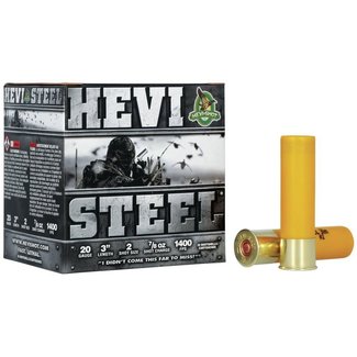 HEVI HEVI SHOT HEVISTEEL 20GA 3"  7/8OZ #2 25RS/BOX