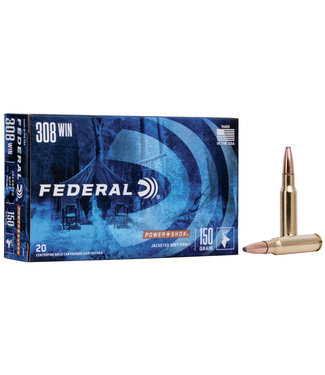 Federal FEDERAL  POWER-SHOK  308WIN 150GR SP 20RS/BOX