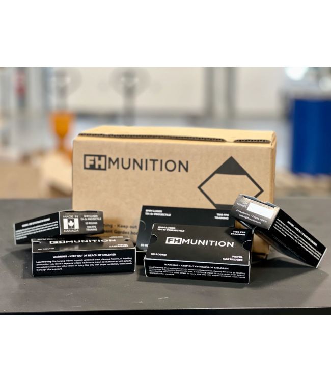FH Munition Inc. Match Grade 9MM 124GR  FMJ 1000RS/CASE