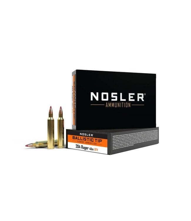 NOSLER 204 RUGER 40GR BALLISTIC TIP (20RDS)