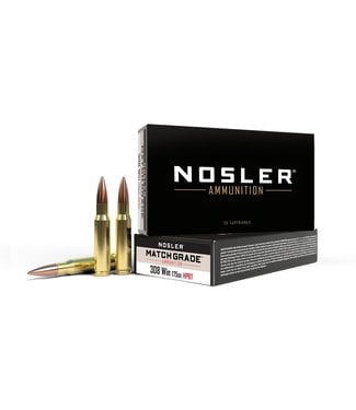 Nosler NOSLER 308 WIN 175GR CUSTOM COMPETITION MATCH GRADE 20/Box