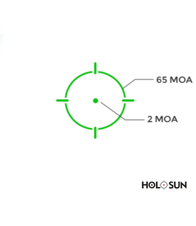 HOLOSUN HE510C-GR-FDE ELITE REFLEX SIGHT W/GREEN SUPER LED-FDE