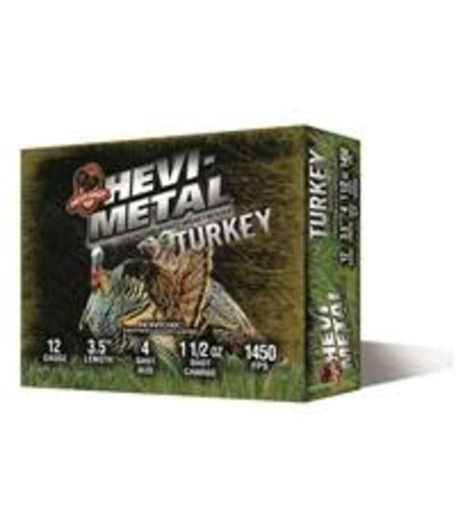 HEVI SHOT HEVI-METAL TURKEY NON-TOXI 3.5" 1 1/4OZ 1450FPS #4-5RS/BOX