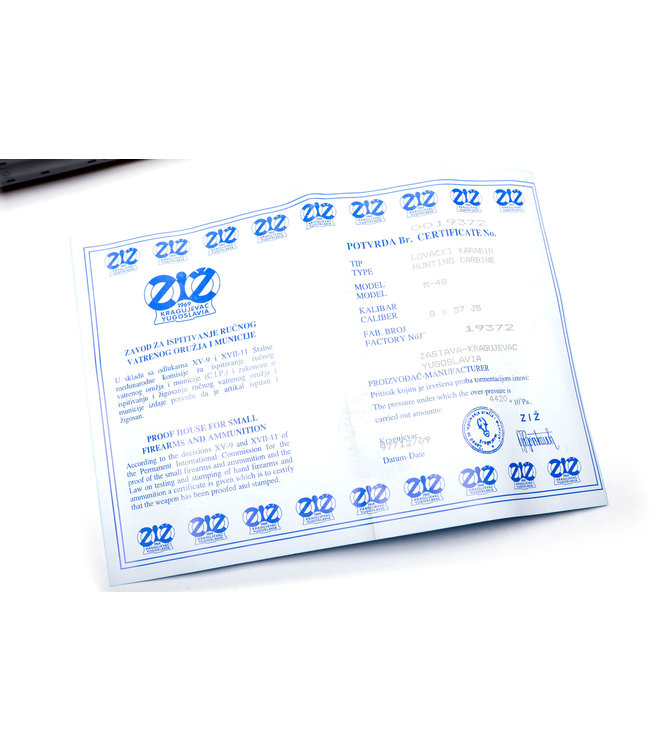 ZASTAVA M48 MAUSER SPORTERIZED 8MM MAUSER BOLT ACTION－NEW