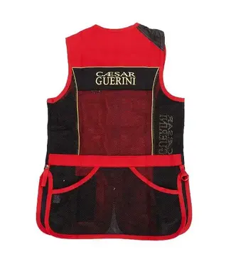 CAESAR GUERINI CAESAR GUERINI SHOOTING VEST SIZE X-LARGE RIGHT HAND BLACK&RED-K60276