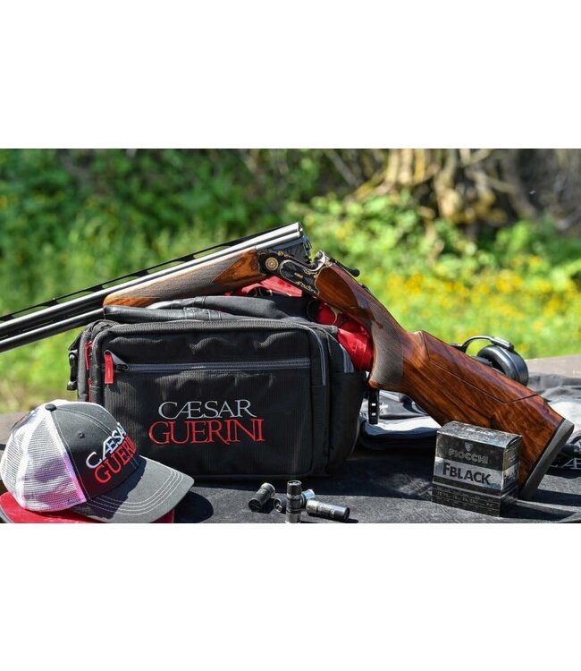 CAESAR GUERINI SHOOTER DUFFLE BAG W/MULTIPLE POCKETS