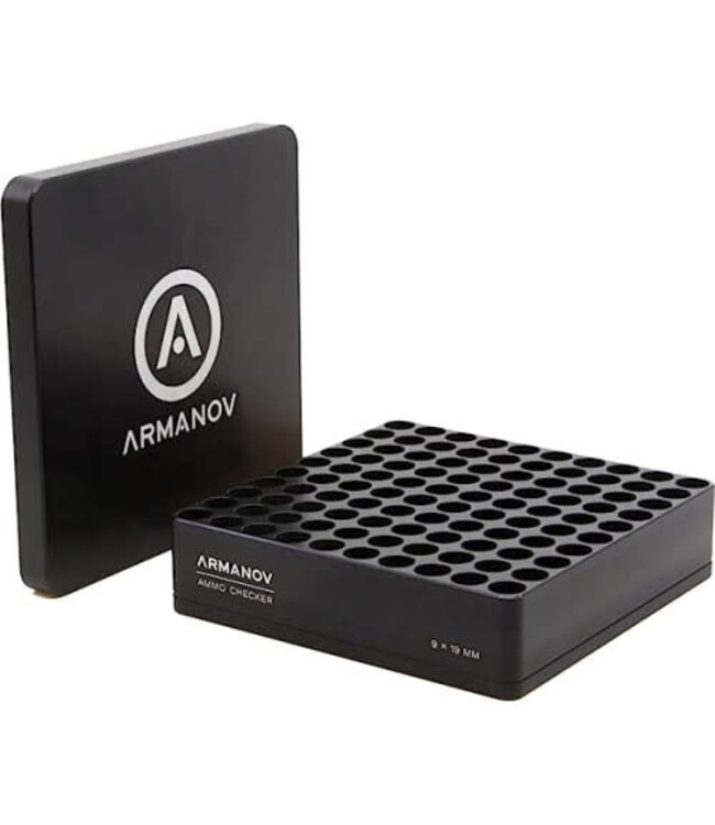 Armanov Ammo Checker 100 rnd with Flip Cover 9x19mm