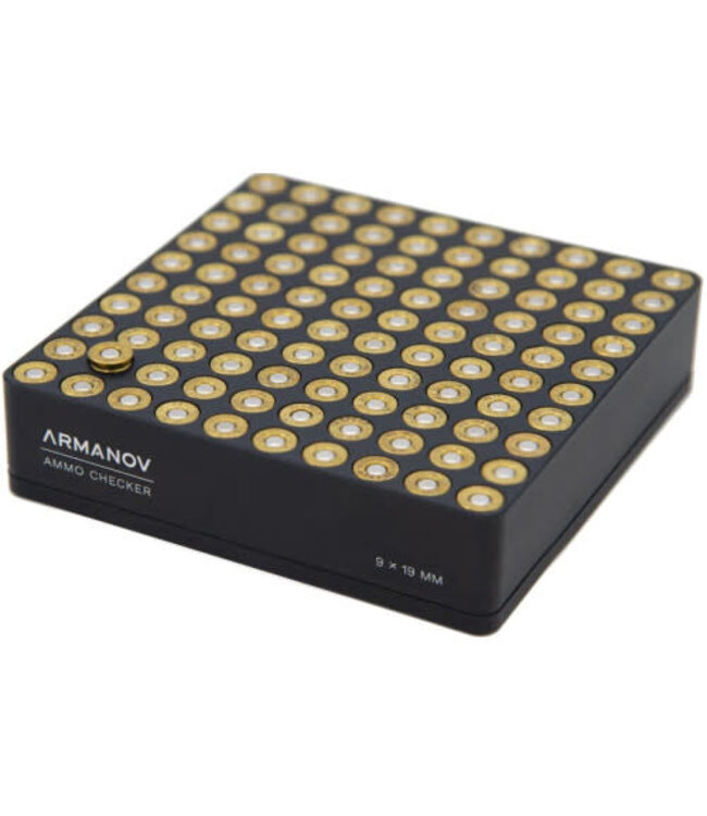 Armanov Ammo Checker 100 rnd with Flip Cover 9x19mm