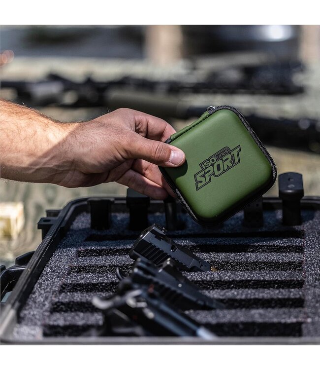 ISOTUNES SPORT ADVANCE ELECTRONIC HEARING PROTECTION OD GREEN/IT-36