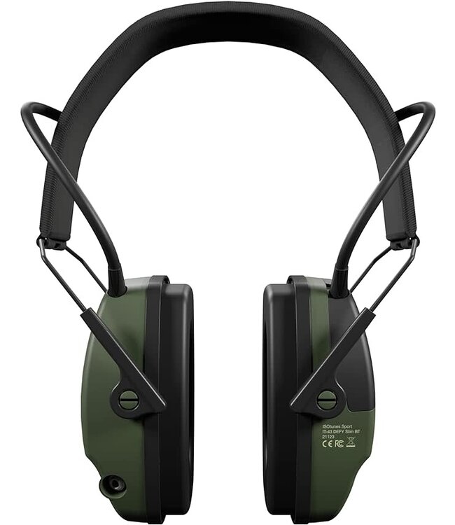 ISOTUNES SPORT DEFY SLIM TACTICAL HEARING PROTECTION OD GREEN/IT-43