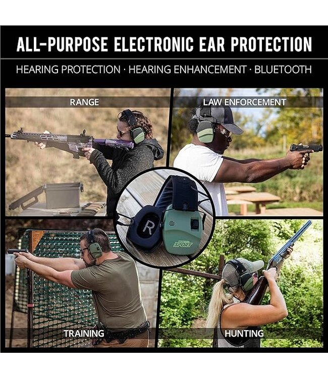 ISOTUNES SPORT DEFY SLIM TACTICAL HEARING PROTECTION OD GREEN/IT-43