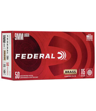 Federal FEDERAL CHAMPION 9MM 115 GR FMJ 2000RDS