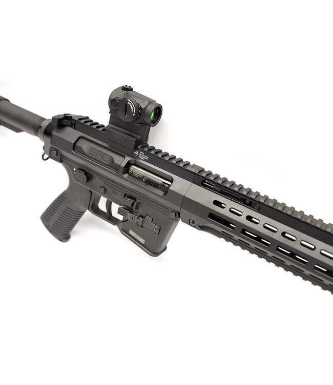 B&T SPC9 9mm,18.7"/477mm, Glock Lower, 6-Pos, Aimpoint Micro T1, Black