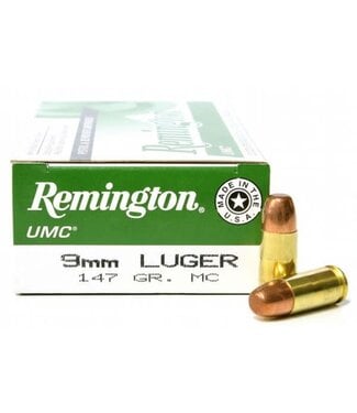 Remington REMINGTON UMC 9MM 147GR FMJ 2000 RDS